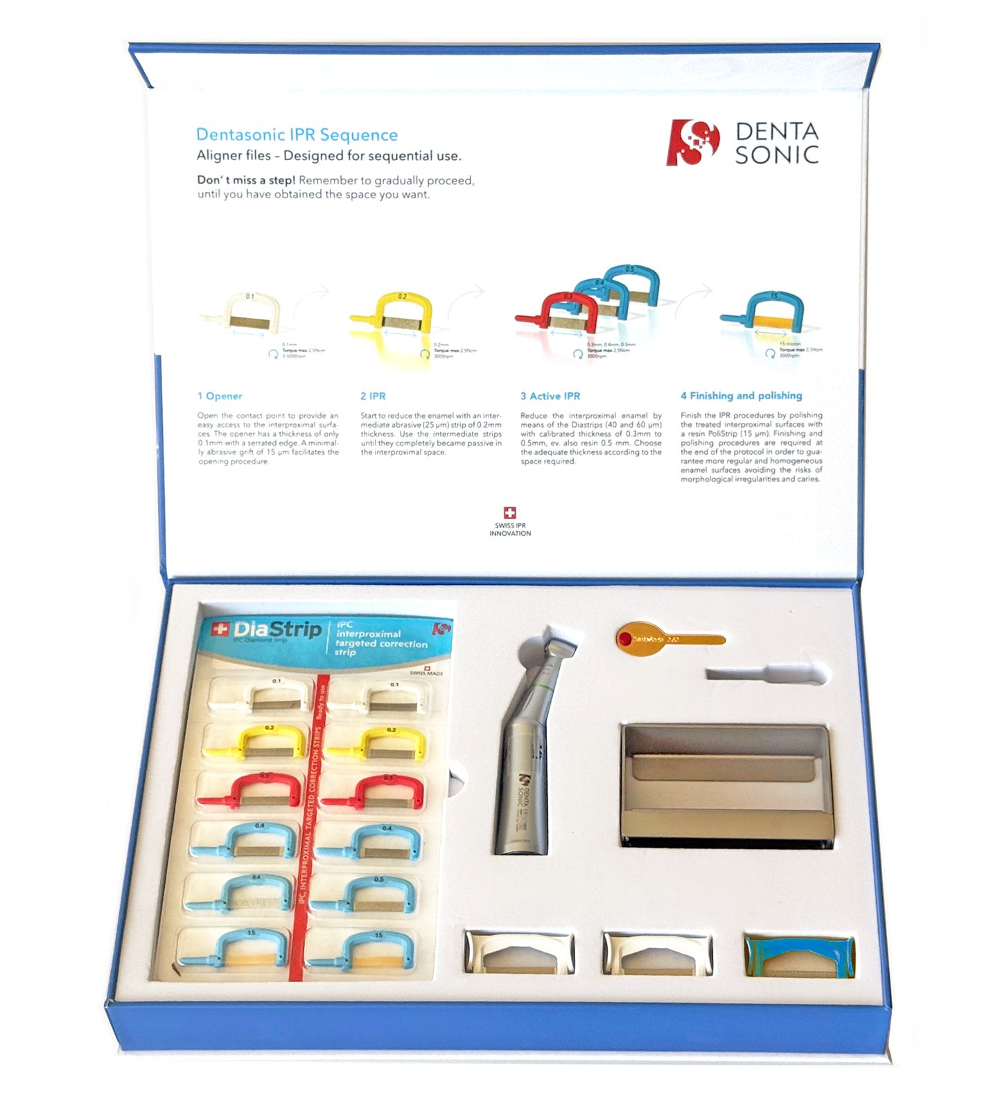 DentaSonic IPR Sequence Set with Twist Handpiece